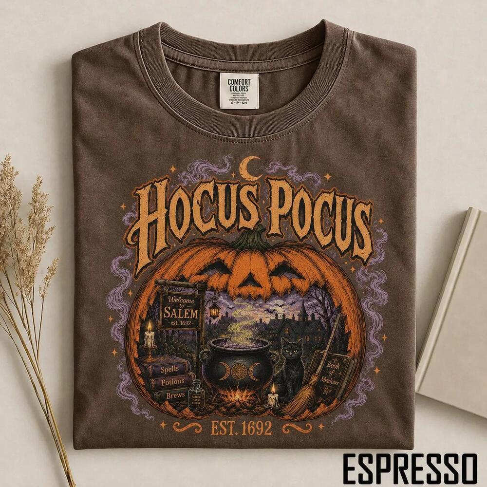 Hocus Pocus Shirt, Salem 1692 Shirt, Halloween Tee, Shirt